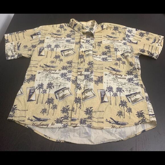 Mens Vintage Button Down Top - Picture 6 of 6